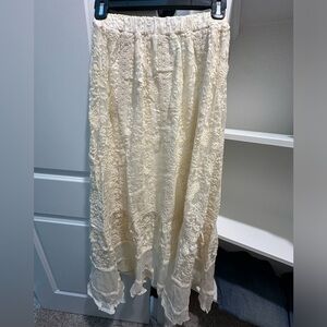 NWT DOUBLE D Ranch skirt Petticoats on the Prairie in Biscuit